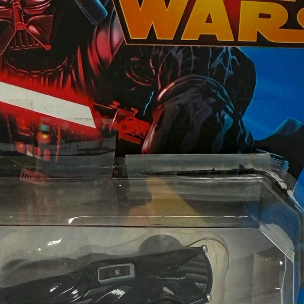 Hot Wheels Star Wars Car Darth Vader Die Cast Black Disney Damaged Box NEW
